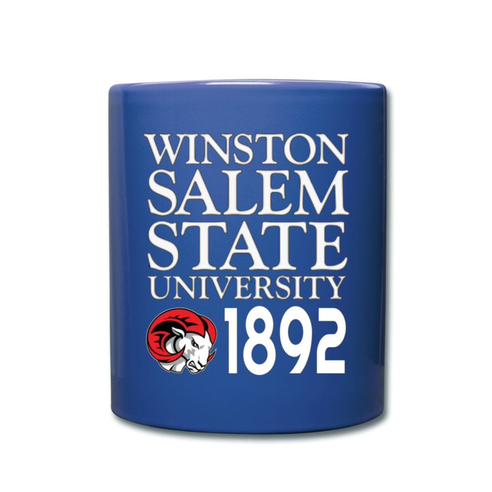 WSSU Full Color Coffee Mug - royal blue