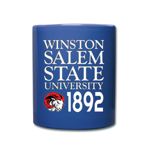 WSSU Full Color Coffee Mug - royal blue