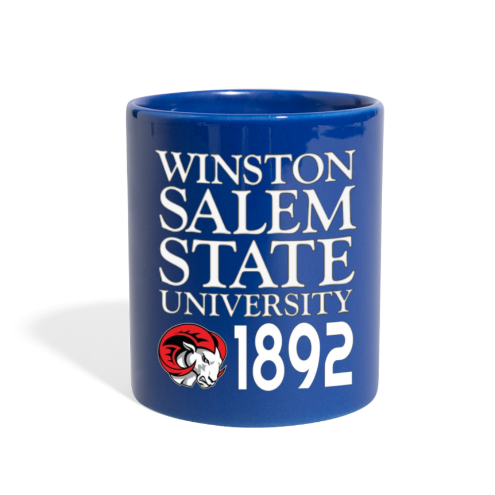 WSSU Full Color Coffee Mug - royal blue