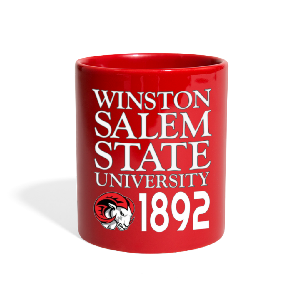 WSSU Full Color Coffee Mug - red