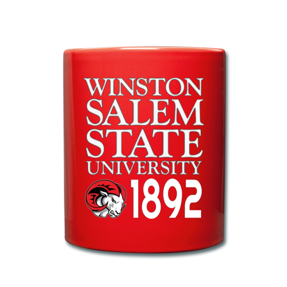 WSSU Full Color Coffee Mug - red