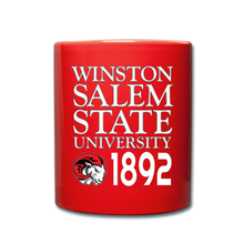 Load image into Gallery viewer, WSSU Full Color Coffee Mug - red