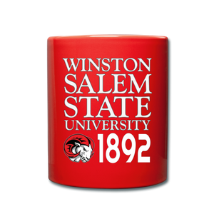 WSSU Full Color Coffee Mug - red