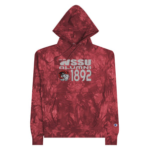 Ram-Fam Alumni Champion tie-dye hoodie