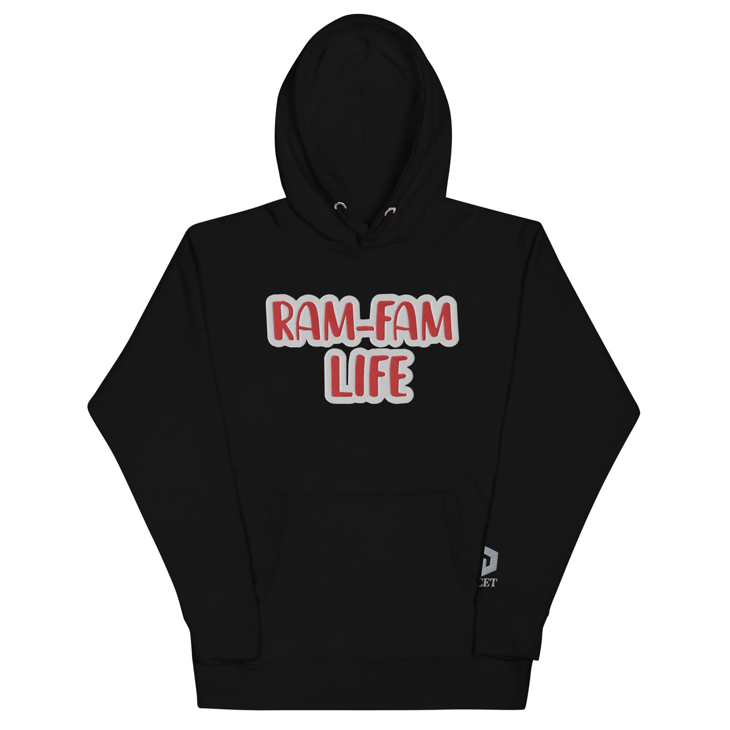 Ram-Fam Life Embroidery Hoodie by ReCet