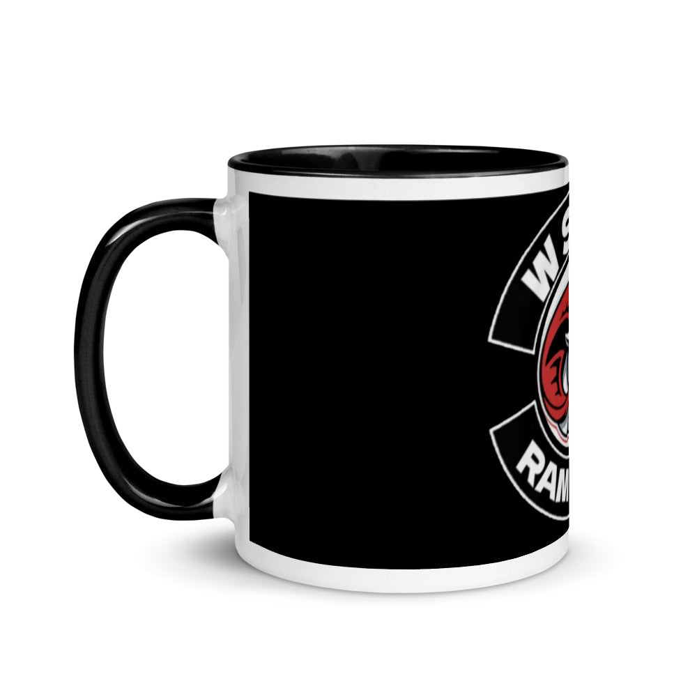 Top Ram Head Mug with Color Inside