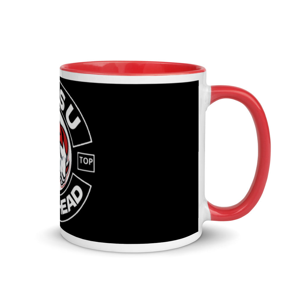 Top Ram Head Mug with Color Inside